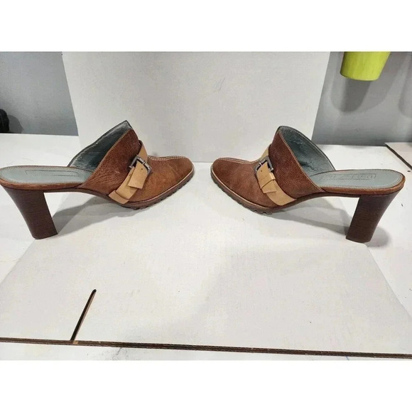 Women’s Unisa Heels 8B Mules Brown Suede Brazil Casual Dress "Susie" 014 - Picture 3 of 6